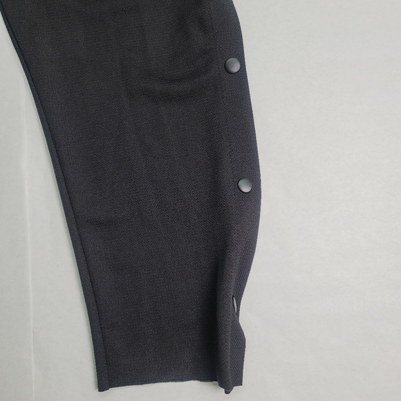 Topman Black Cropped Sweatpants - Picture 3 of 3